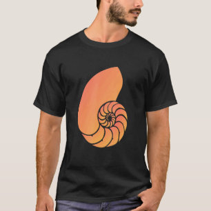 Ammonite Cephalopod Fossil Design T-Shirt