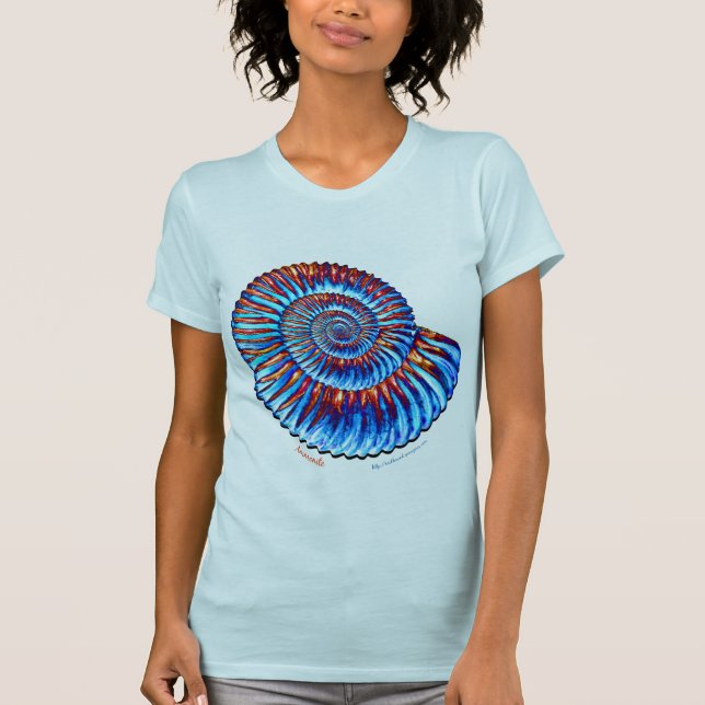 Ammonite fossil T-Shirt (Front)