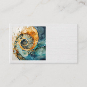 Ammonite Gem Fossil Business Cards
