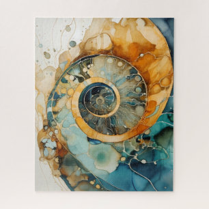 Ammonite Gem Fossil Puzzle