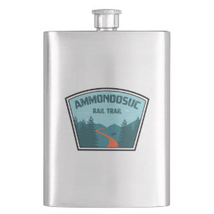 Ammonoosuc Rail Trail New Hampshire Hip Flask