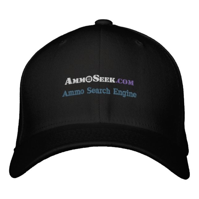 AmmoSeek Logo Hat w/ Search Engine Text (Front)