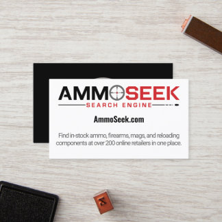 AmmoSeek promotional business card