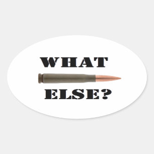 Ammunition 7.62x39 oval sticker