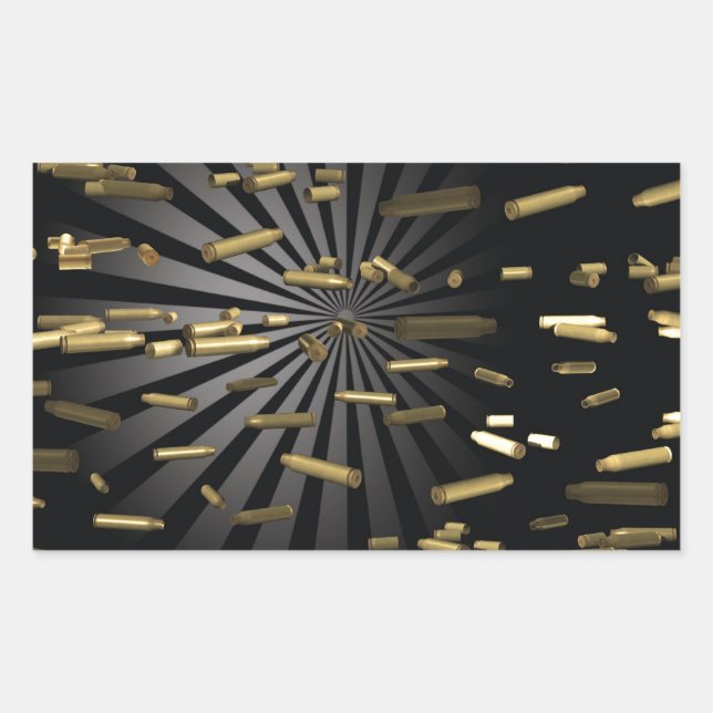 ammunition rectangular sticker (Front)