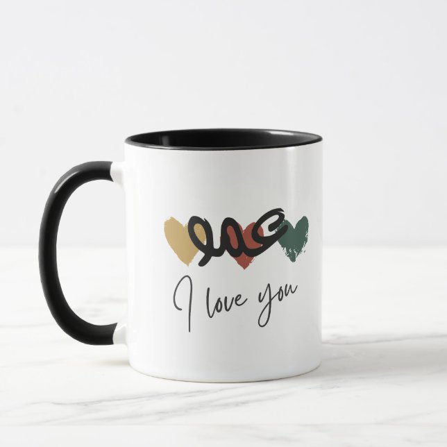 "Amo I Love You" Arab Uncle Coffee Mug (Left)