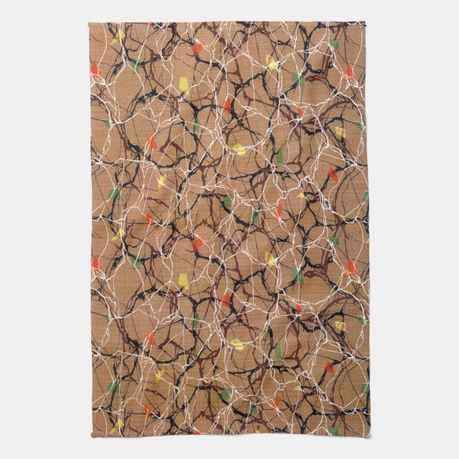 AMOEBA 6 MoJo Kitchen Towel SAND (Vertical)