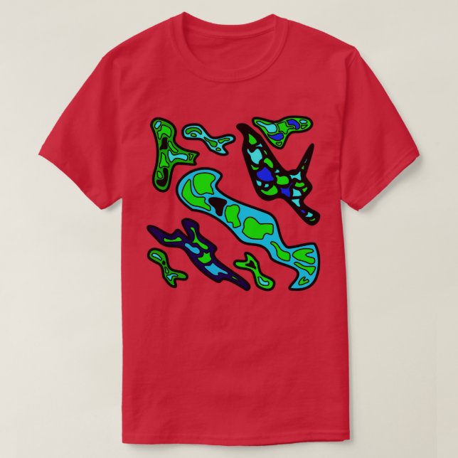 amoeba landsat T-Shirt (Design Front)