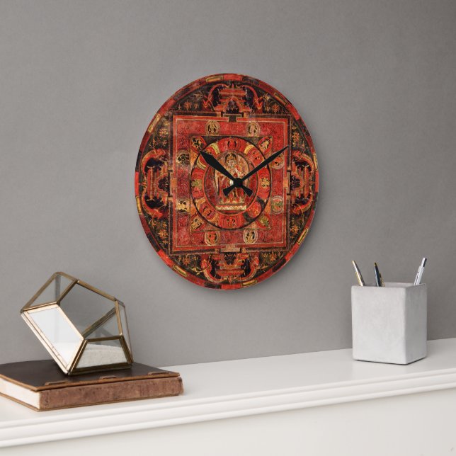 Amogapasha Mandala Wall Clock (Office)