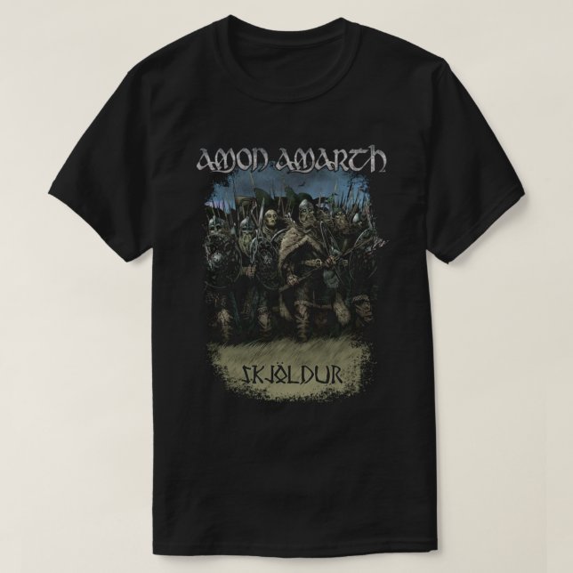Amon Amarth Vintage Look Fan Design T-Shirt (Design Front)