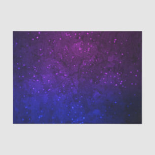 Among Stars in the Blue and Purple Galaxy Tissue Paper