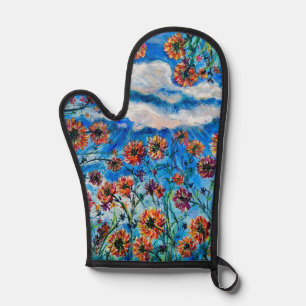 Among the Fields of Flowers Oven Mitt