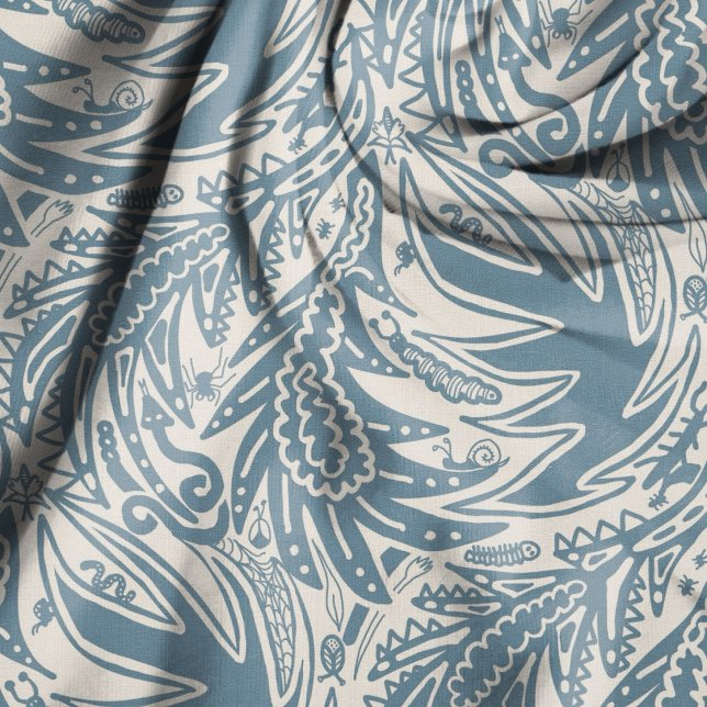 Among the Leaves Crawling Things Seamless Fabric (Creator Uploaded)