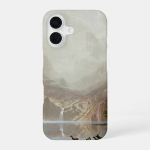 Among the Sierra Nevada Mountains by Bierstadt iPhone 16 Case