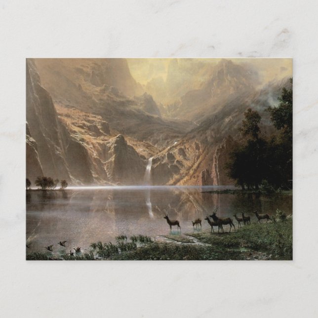 Among the Sierra Nevada Mountains Postcard (Front)