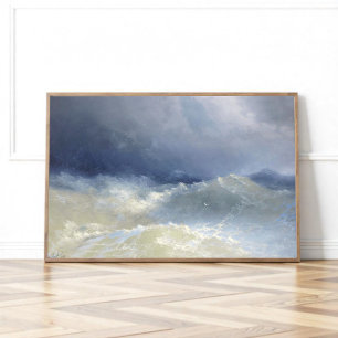 Among the Waves, Aivazovsky Poster