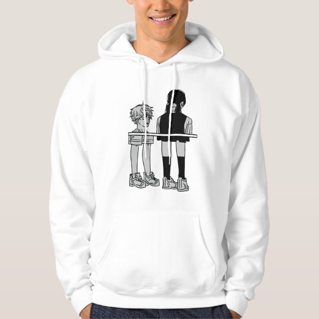 Among Us Denji & Asa  Hoodie (Front)
