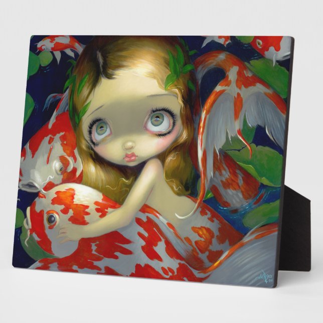 "Amongst the Koi" Plaque (Side)