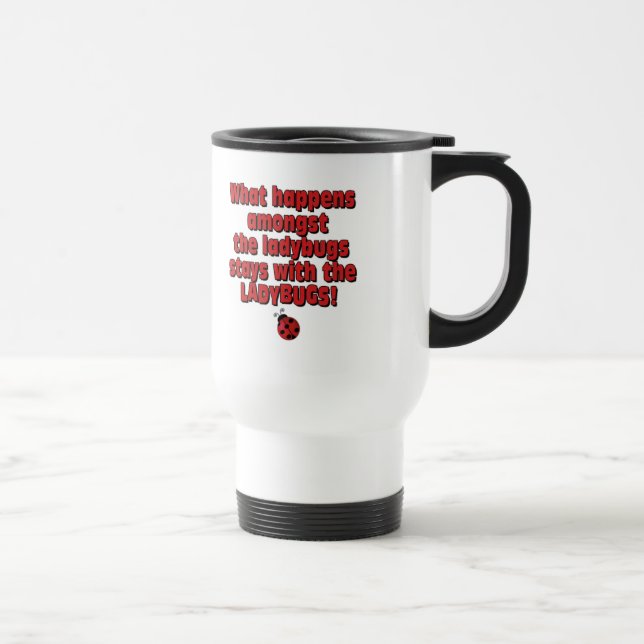 Amongst the ladybugs travel mug (Right)