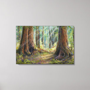 “Amongst the Redwoods” Canvas Print