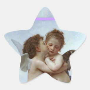 Amor and Psyche as Children Wedding Party Star Star Sticker