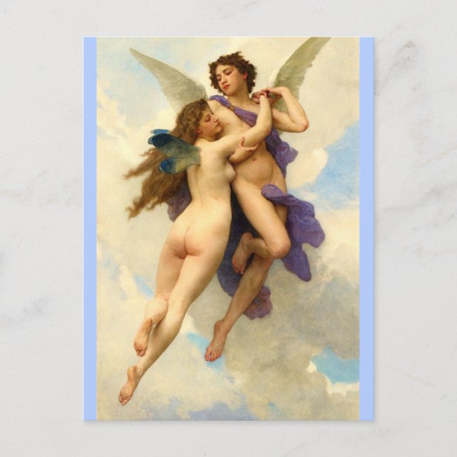 Amor and Psyche - Bouguereau Postcard (Front)