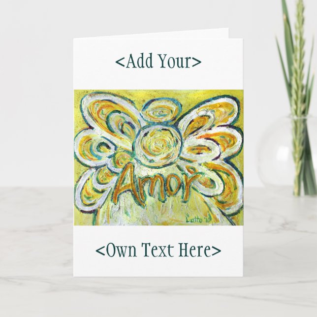 Amor Angel Greeting Card (Front)