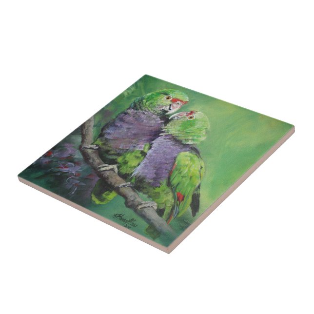 Amor dos Roxinhos Tile (Side)