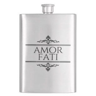Amor Fati Hip Flask