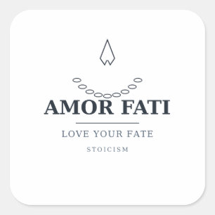 Amor Fati Love Your Fate — Stoic Sticker
