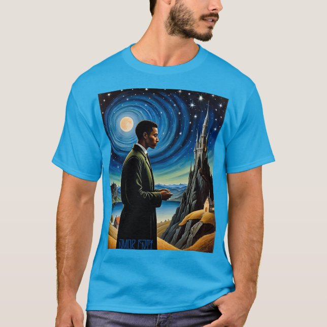 Amor Fati Starry Night Castle Shirt (Front)