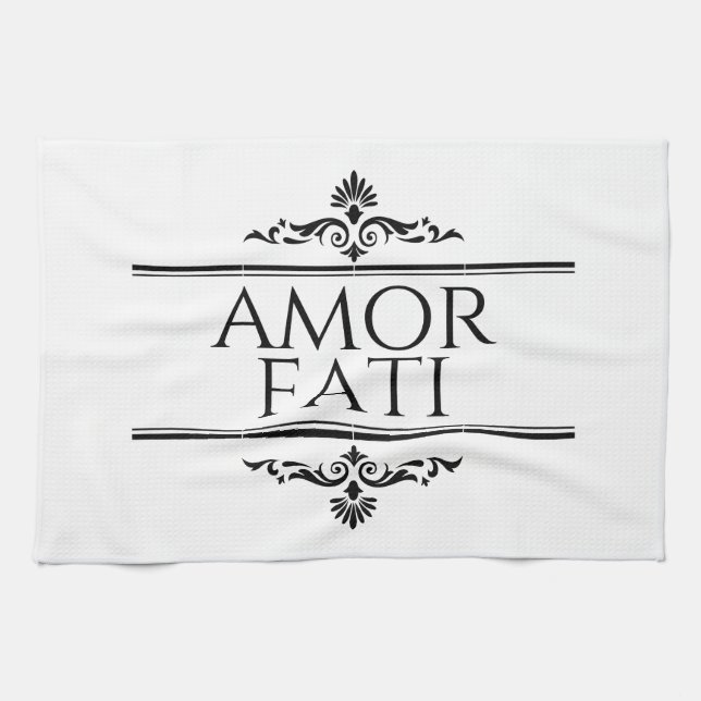 Amor Fati Tea Towel (Horizontal)