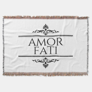 Amor Fati Throw Blanket