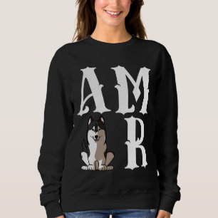 Amor Love Siberian Husky Dog Mum Sweatshirt
