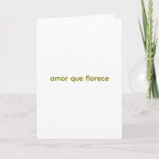 ✨ Amor que Florece – Taza de Café Botánica  Holiday Card