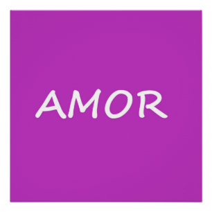 Amor, Spanish Love Poster
