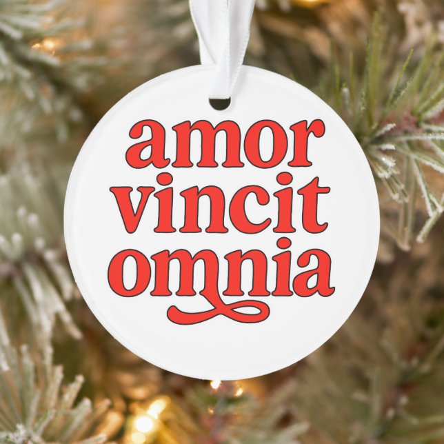 Amor vincit omnia ornament (Tree)