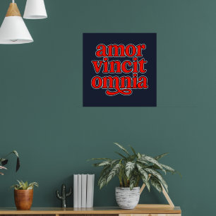 Amor vincit omnia poster