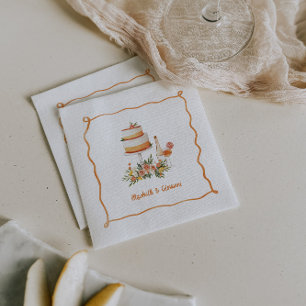 Amore & Aranci Sweet Citrus Wedding Napkins