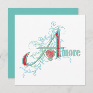 AMORE - Love - Greeting Card