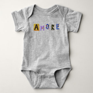 Amore Love hearts baby design Bodysuit