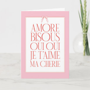 Amore Love Languages Greeting Card