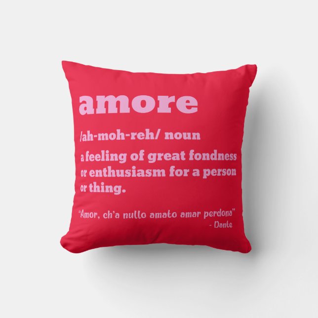 Amore Pillow (Front)