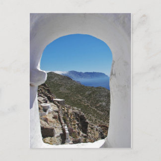 Amorgos Coast. Postcard