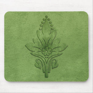 Amoroso: AGED PARCHMENT in Green Mouse Pad