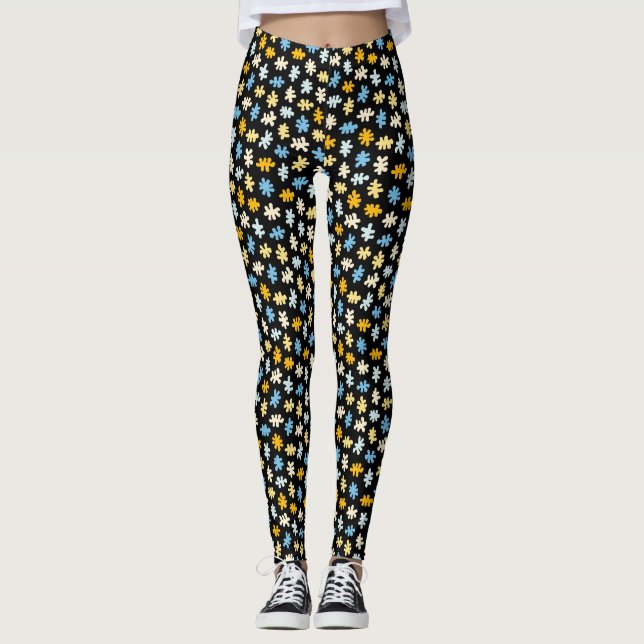 Amorphic Shapes 120322 - Colours 02 Leggings (Front)