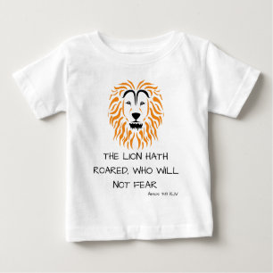 Amos 3:8 KJV Bible Scripture Verse Baby T-Shirt
