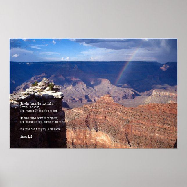 Amos 4:13... POSTER Print (Front)