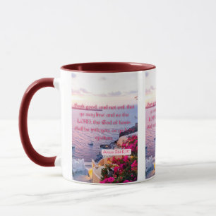 Amos 5:14 KJV Bible Verse Pic Two-Tone Mug