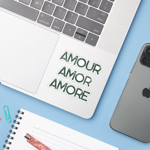 Amour Amor Amore – Love Typography Text Romantic